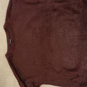 Express Faux Fur Sweater